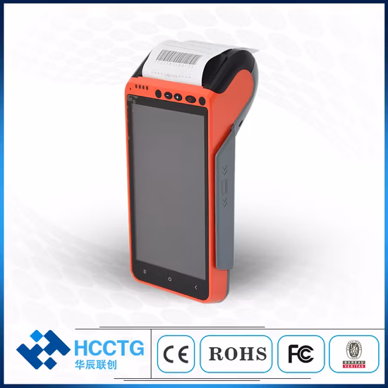 Wireless GPRS 5.5 Inch Touch Screen Mobile POS Systems