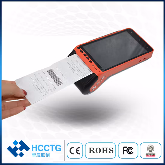 Wireless GPRS 5.5 Inch Touch Screen Mobile POS Systems