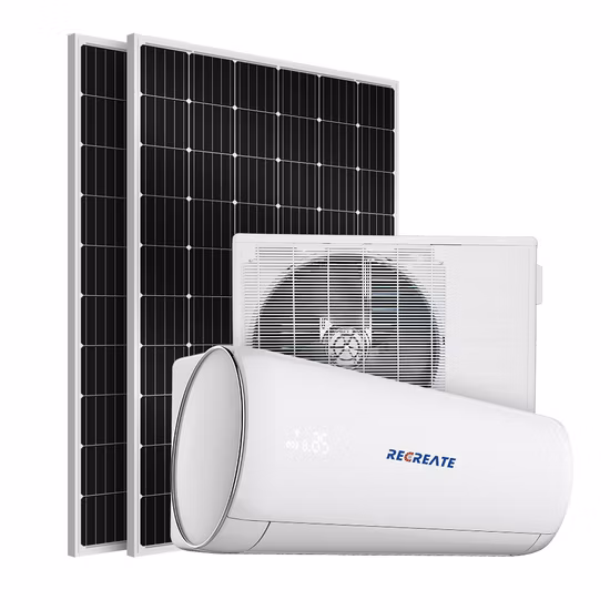 Climatiseur solaire à haute efficacité 9000BTU avec climatiseur à compresseur Gmcc
