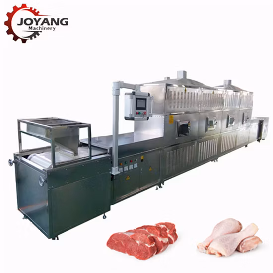 Dégivreur industriel de poitrine de porc de boeuf de viande de micro-ondes